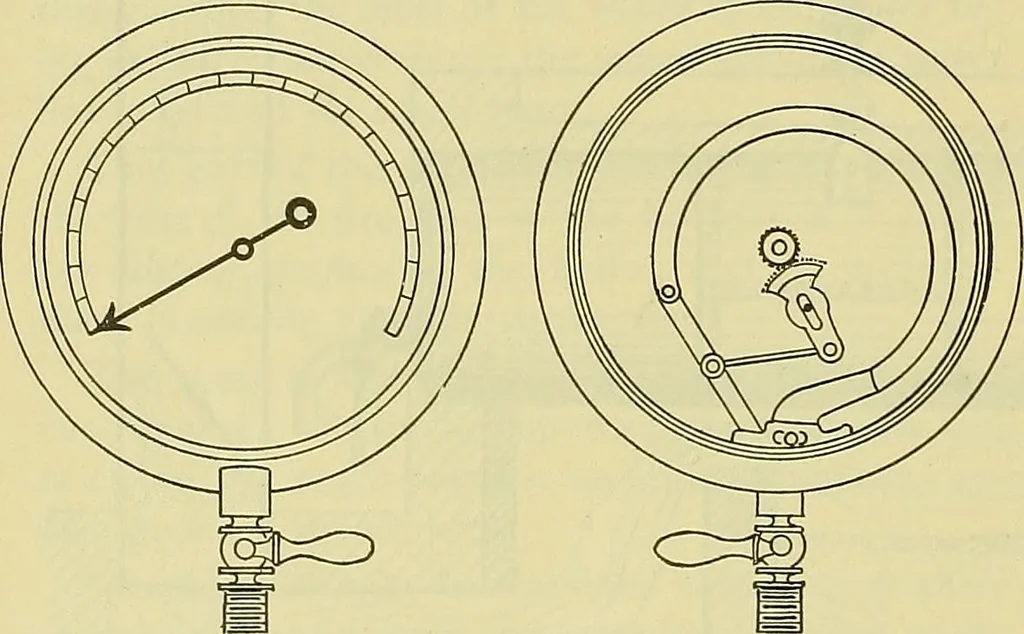 An illustration from Rogers' drawing and design; an educational treatise relating to linear drawing; machine design; working drawings; transmission methods; steam, electrical and metal working machines and parts; lathes; boiler and parts; instruments and their use; tables, etc, 1913, leaf 309
