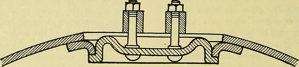 An illustration from Rogers' drawing and design; an educational treatise relating to linear drawing; machine design; working drawings; transmission methods; steam, electrical and metal working machines and parts; lathes; boiler and parts; instruments and their use; tables, etc, 1913, leaf 311