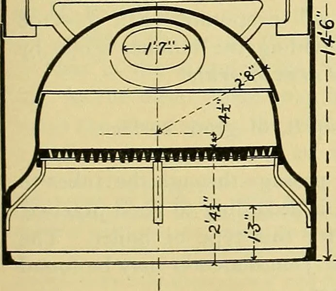 An illustration from Rogers' drawing and design; an educational treatise relating to linear drawing; machine design; working drawings; transmission methods; steam, electrical and metal working machines and parts; lathes; boiler and parts; instruments and their use; tables, etc, 1913, leaf 322