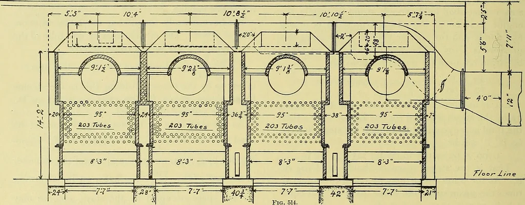 An illustration from Rogers' drawing and design; an educational treatise relating to linear drawing; machine design; working drawings; transmission methods; steam, electrical and metal working machines and parts; lathes; boiler and parts; instruments and their use; tables, etc, 1913, leaf 325