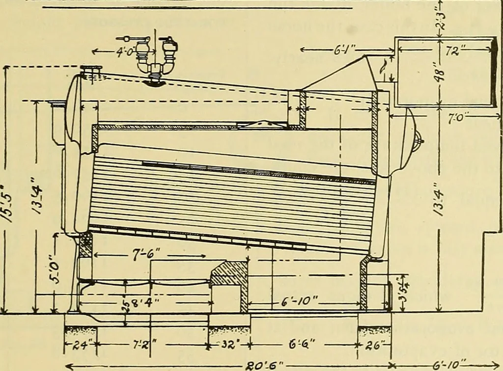 An illustration from Rogers' drawing and design; an educational treatise relating to linear drawing; machine design; working drawings; transmission methods; steam, electrical and metal working machines and parts; lathes; boiler and parts; instruments and their use; tables, etc, 1913, leaf 326
