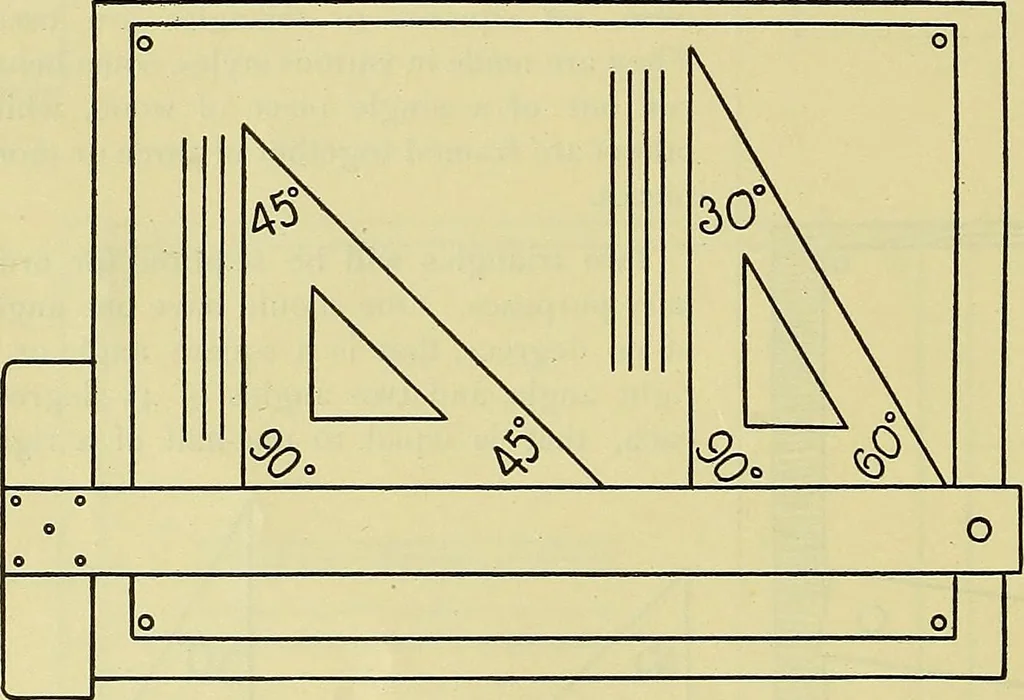 An illustration from Rogers' drawing and design; an educational treatise relating to linear drawing; machine design; working drawings; transmission methods; steam, electrical and metal working machines and parts; lathes; boiler and parts; instruments and their use; tables, etc, 1913, leaf 33