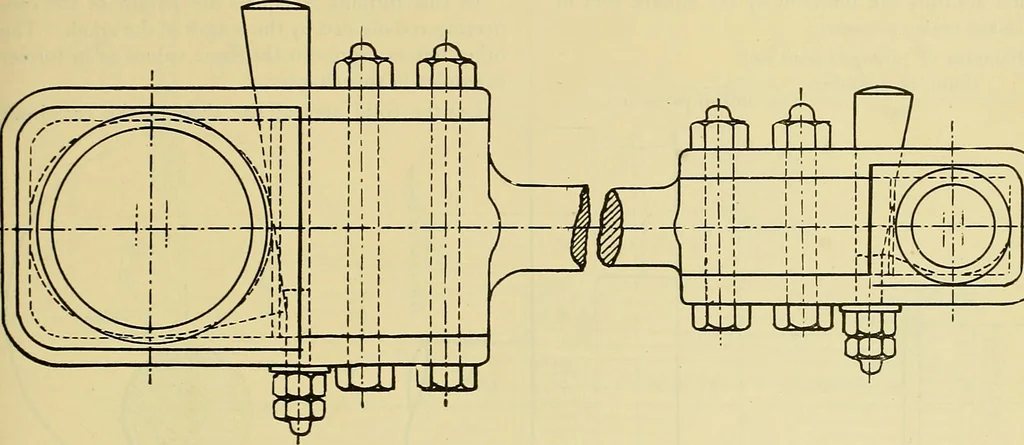 An illustration from Rogers' drawing and design; an educational treatise relating to linear drawing; machine design; working drawings; transmission methods; steam, electrical and metal working machines and parts; lathes; boiler and parts; instruments and their use; tables, etc, 1913, leaf 352