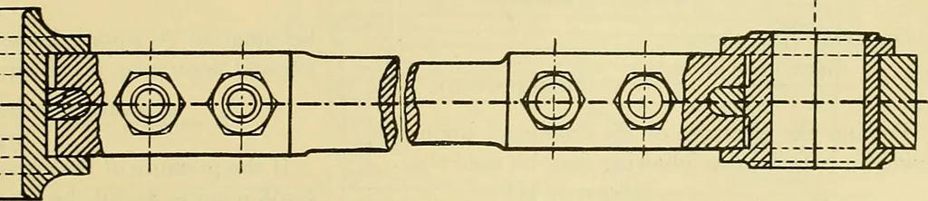 An illustration from Rogers' drawing and design; an educational treatise relating to linear drawing; machine design; working drawings; transmission methods; steam, electrical and metal working machines and parts; lathes; boiler and parts; instruments and their use; tables, etc, 1913, leaf 352