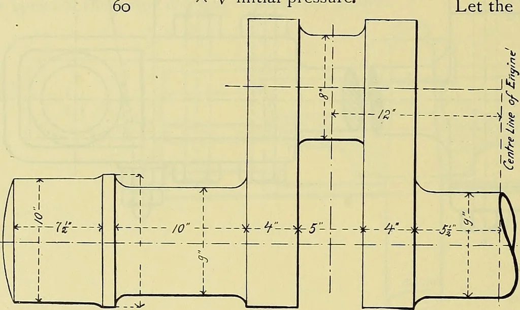 An illustration from Rogers' drawing and design; an educational treatise relating to linear drawing; machine design; working drawings; transmission methods; steam, electrical and metal working machines and parts; lathes; boiler and parts; instruments and their use; tables, etc, 1913, leaf 353