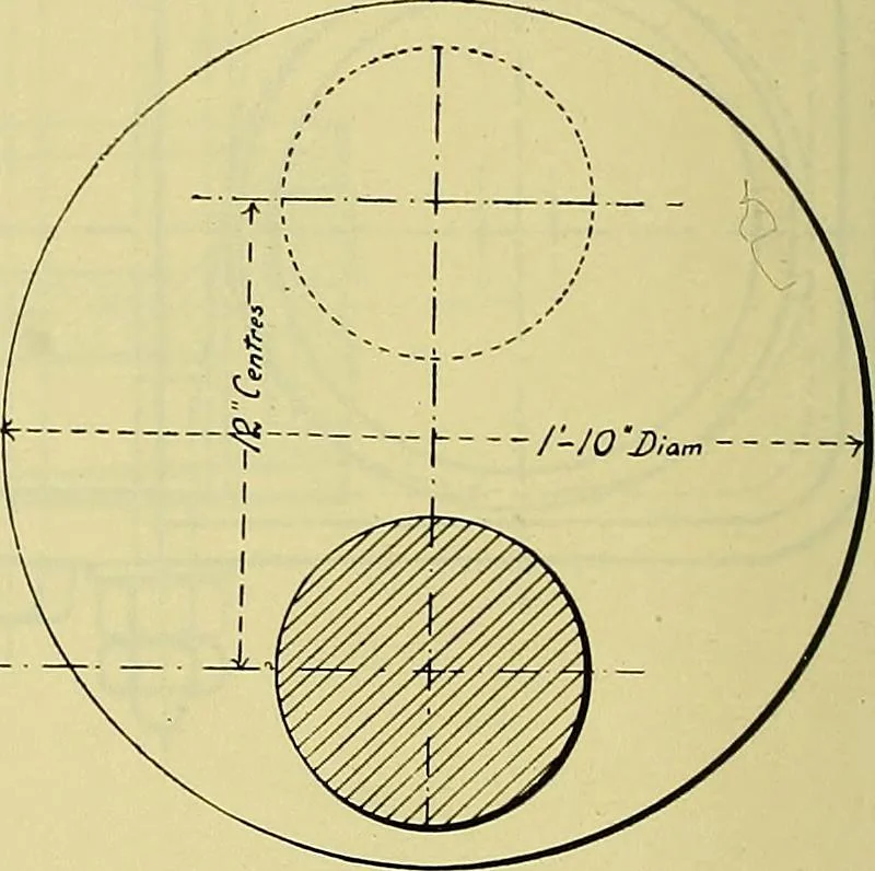 An illustration from Rogers' drawing and design; an educational treatise relating to linear drawing; machine design; working drawings; transmission methods; steam, electrical and metal working machines and parts; lathes; boiler and parts; instruments and their use; tables, etc, 1913, leaf 353