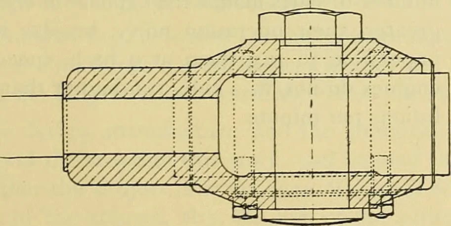 An illustration from Rogers' drawing and design; an educational treatise relating to linear drawing; machine design; working drawings; transmission methods; steam, electrical and metal working machines and parts; lathes; boiler and parts; instruments and their use; tables, etc, 1913, leaf 360