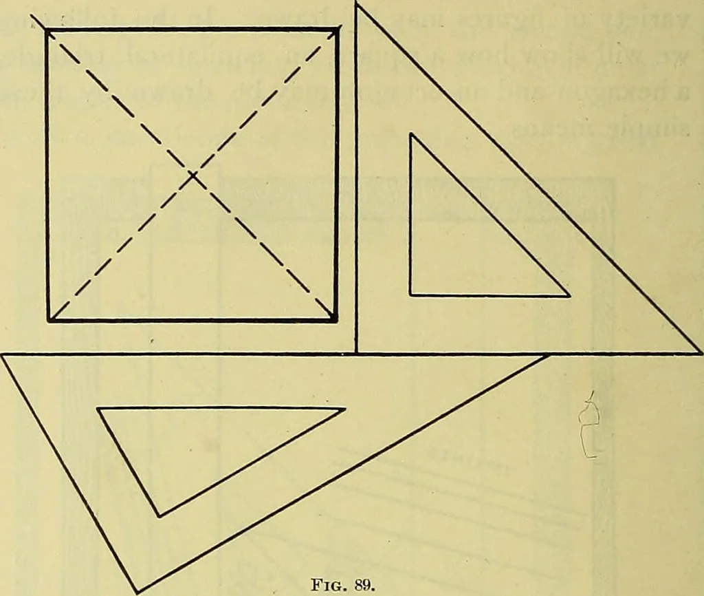 An illustration from Rogers' drawing and design; an educational treatise relating to linear drawing; machine design; working drawings; transmission methods; steam, electrical and metal working machines and parts; lathes; boiler and parts; instruments and their use; tables, etc, 1913, leaf 37