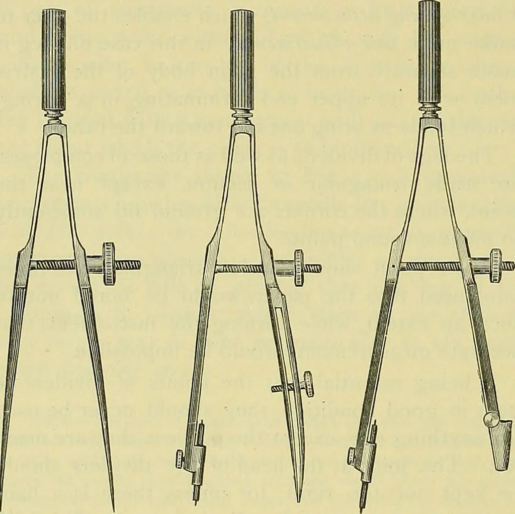 An illustration from Rogers' drawing and design; an educational treatise relating to linear drawing; machine design; working drawings; transmission methods; steam, electrical and metal working machines and parts; lathes; boiler and parts; instruments and their use; tables, etc, 1913, leaf 381