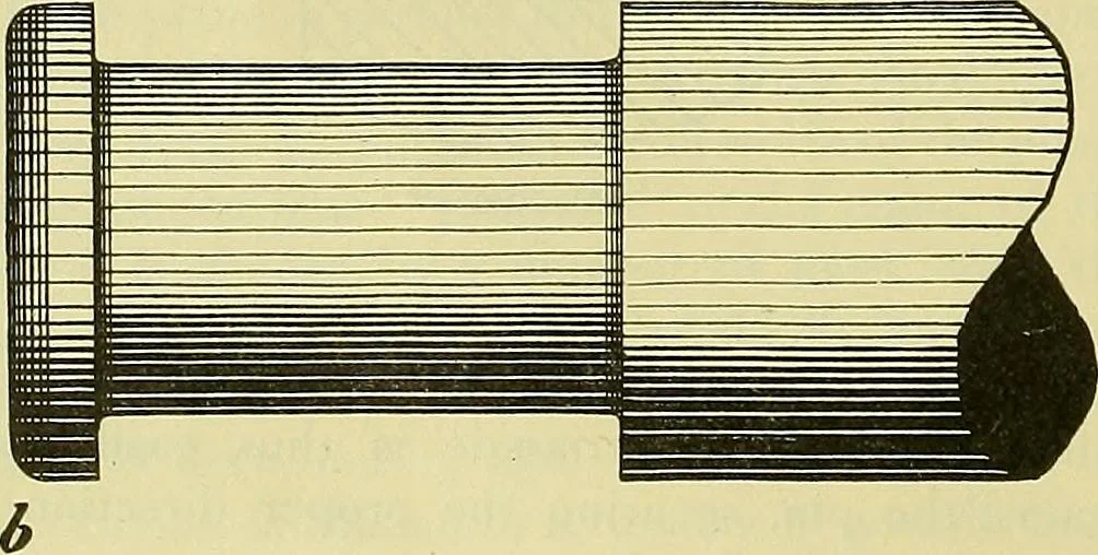 An illustration from Rogers' drawing and design; an educational treatise relating to linear drawing; machine design; working drawings; transmission methods; steam, electrical and metal working machines and parts; lathes; boiler and parts; instruments and their use; tables, etc, 1913, leaf 65