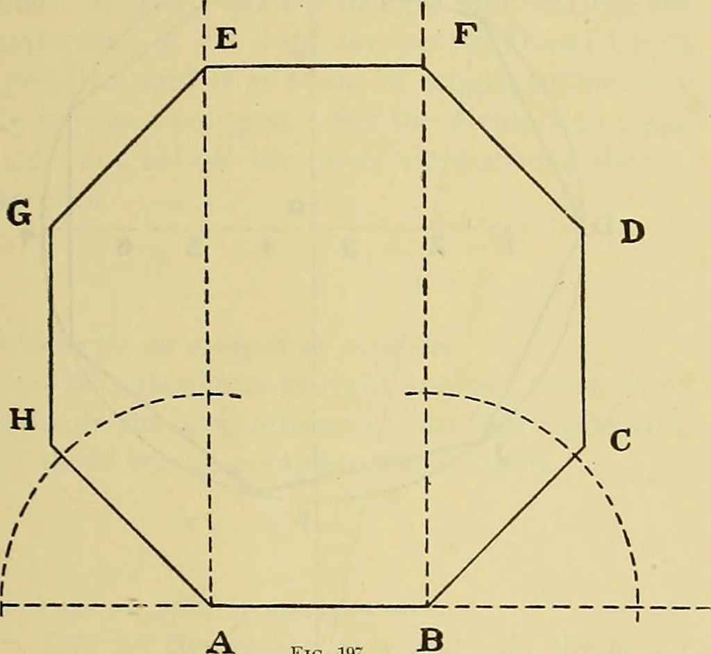 An illustration from Rogers' drawing and design; an educational treatise relating to linear drawing; machine design; working drawings; transmission methods; steam, electrical and metal working machines and parts; lathes; boiler and parts; instruments and their use; tables, etc, 1913, leaf 90