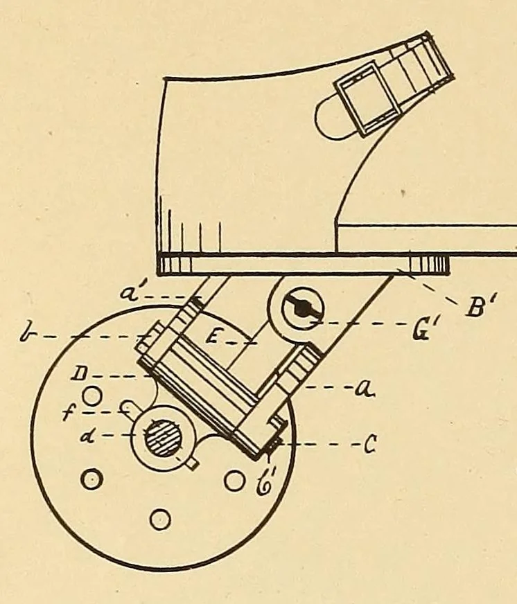 An illustration from [Roller-skate patents], 1861, leaf 854