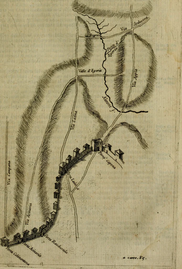 An illustration from Roma antica, 1666, leaf 108