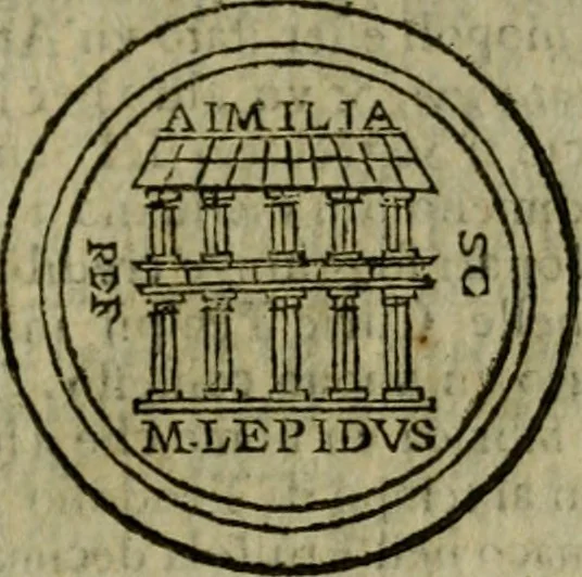 An illustration from Roma antica, 1666, leaf 288