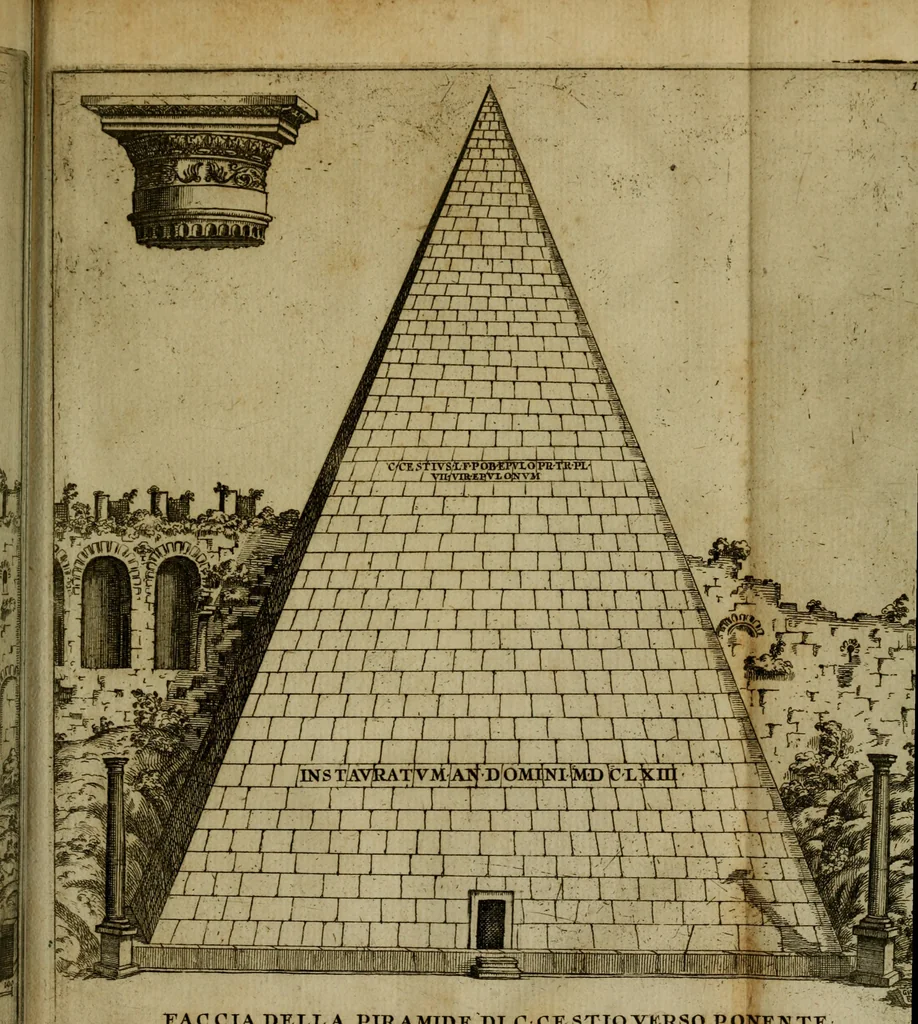 An illustration from Roma antica, 1666, leaf 588