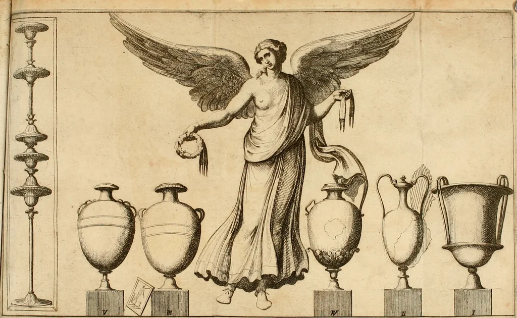 An illustration from Roma antica, 1666, leaf 593