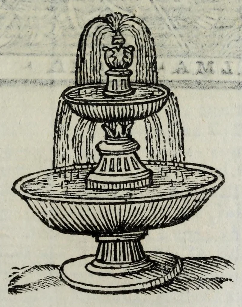 An illustration from Roma antica e moderna : nella quale si contengono chiese, monasterij, hospedali, compagnie, collegij, e seminarij, tempij, teatri, anfiteatri, naumachie, cerchi, fori, curie, palazzi, e statue, librerie, musei, pitture, scolture, & i nomi de gli artefici : indice de' sommi pontefici, imperatori, e duchi : con vna copiosissima tauola, & altre nuoue aggiunte, 1653, leaf 485