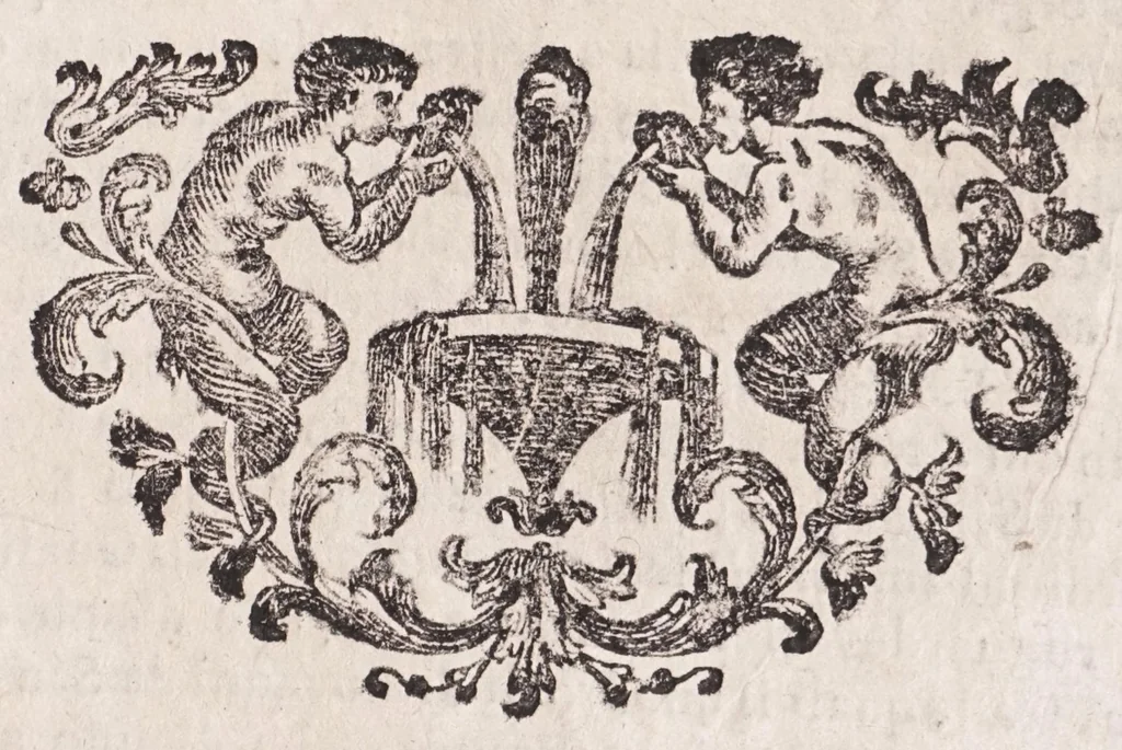 An illustration from Roma antica e moderna : nella quale si contengono chiese, monasterij, hospedali, compagnie, collegij e seminarij : tempij, teatri, anfiteatri, naumachie, cerchi, fori, curie, palazzi e statue : librarie, musei, pitture, scolture, & i nomi de gli artifici : indice de' sommi pontefici, imperatori, rè, e duchi : con vna copiosissima tauola, e aggiunta di tutte le cose notabili fatte sino al presente, 1677, leaf 133