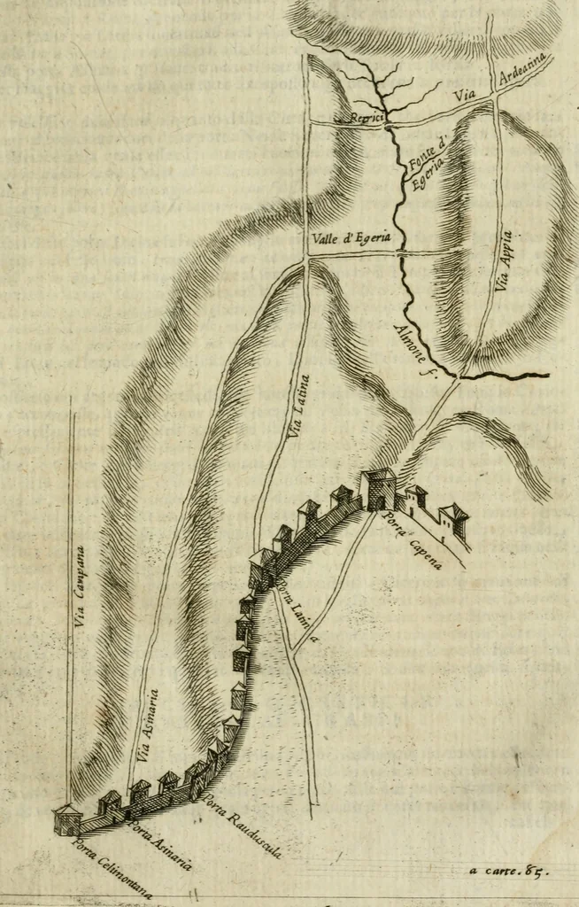 An illustration from Roma antica, 1666, leaf 110