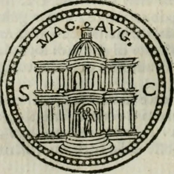 An illustration from Roma antica, 1666, leaf 131