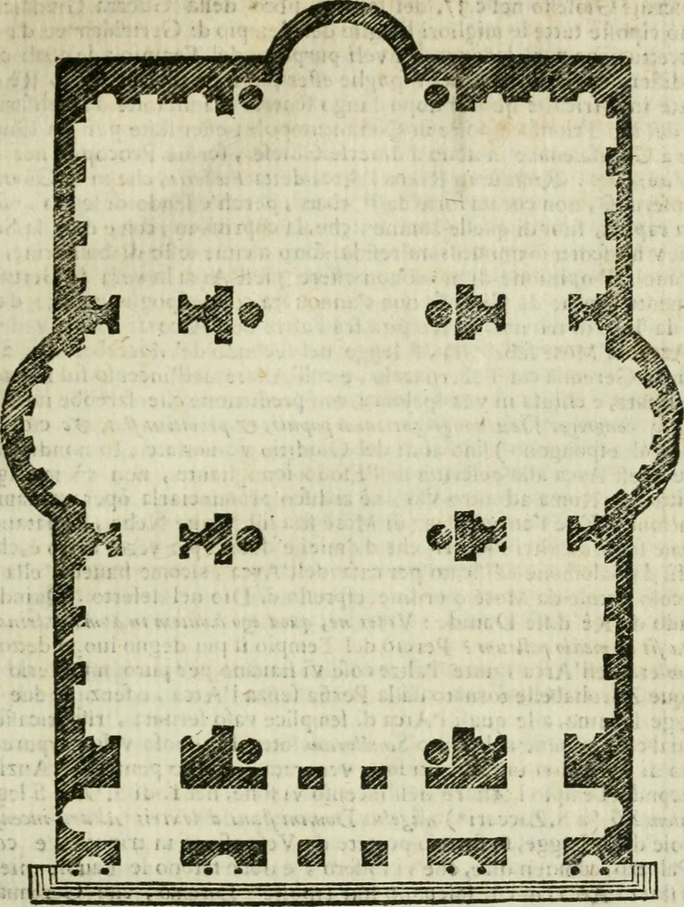 An illustration from Roma antica, 1666, leaf 156