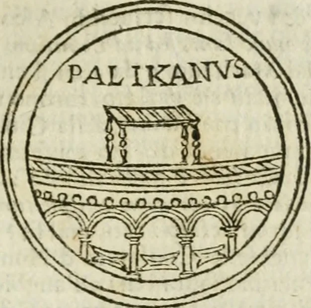 An illustration from Roma antica, 1666, leaf 250
