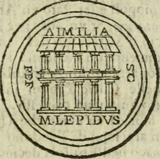 An illustration from Roma antica, 1666, leaf 290