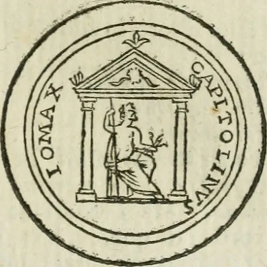 An illustration from Roma antica, 1666, leaf 338
