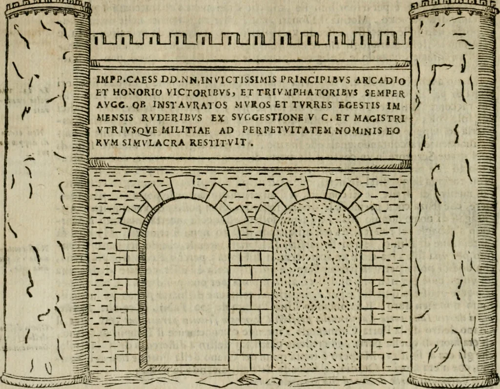 An illustration from Roma antica, 1666, leaf 59