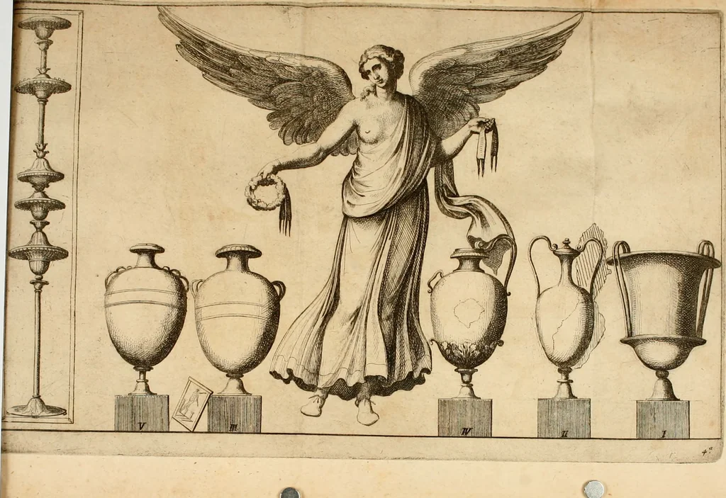An illustration from Roma antica, 1666, leaf 595
