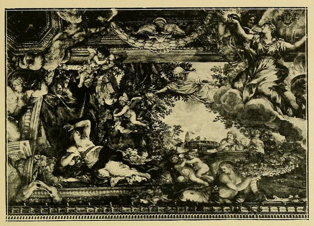 An illustration from Roma barocca, 1919, leaf 195