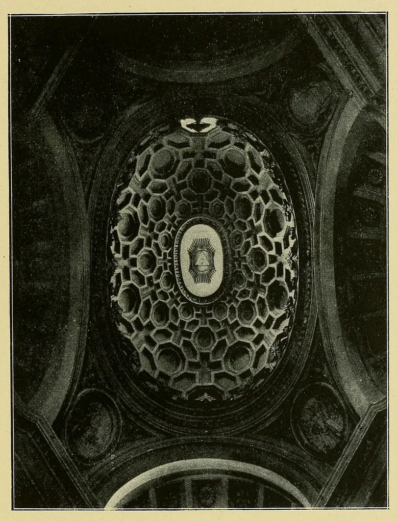 An illustration from Roma barocca, 1919, leaf 217