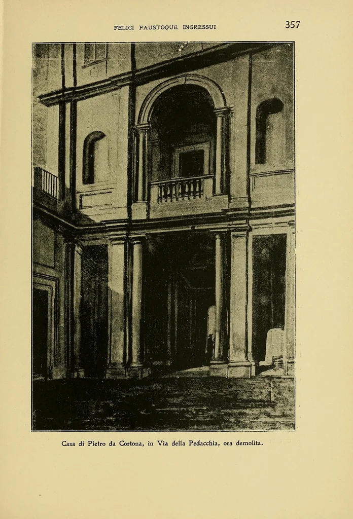 An illustration from Roma barocca, 1919, leaf 369