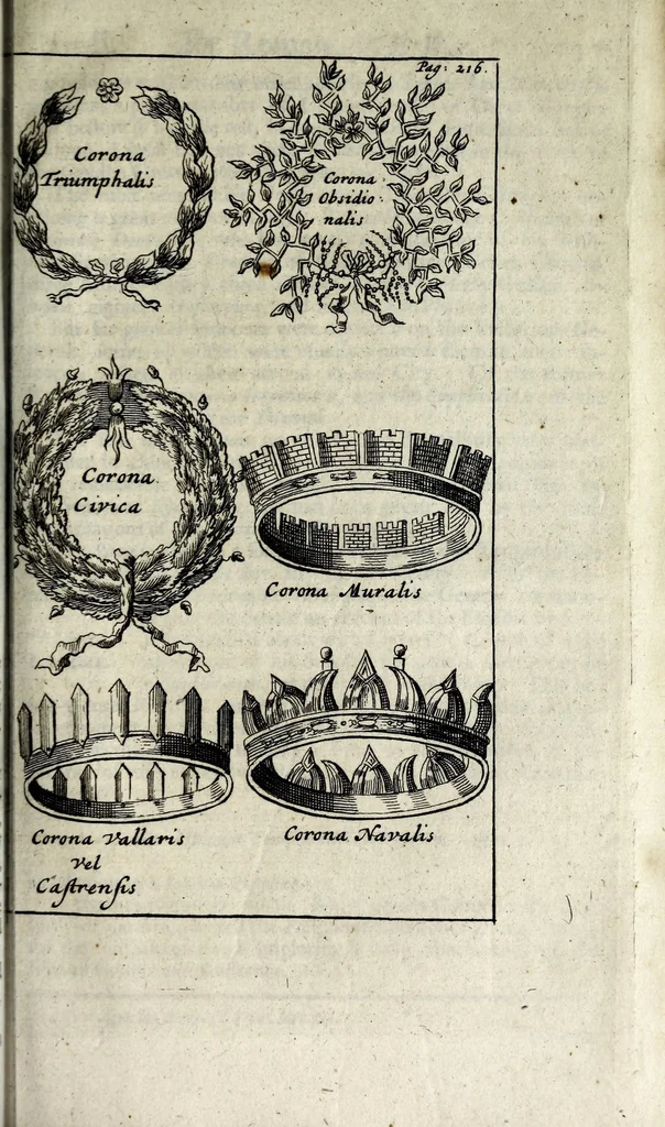 An illustration from Romae antiquae notitia, or, The antiquities of Rome : in two parts ... : with copper cuts of the principal buildings, &c. : to which are prefix'd two essays, concerning the Roman learning, and the Roman education, 1696, leaf 277