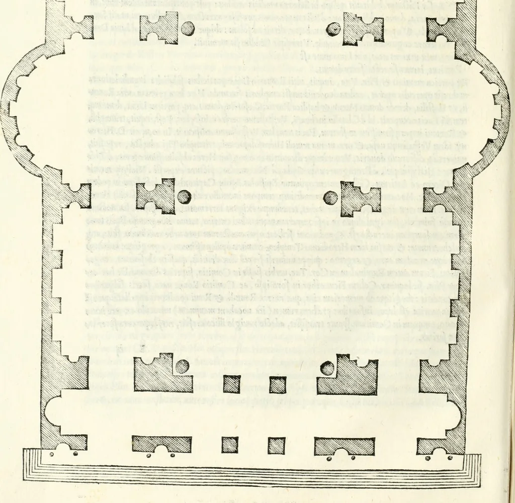 An illustration from Vrbis Romae topographia, 1544, leaf 61