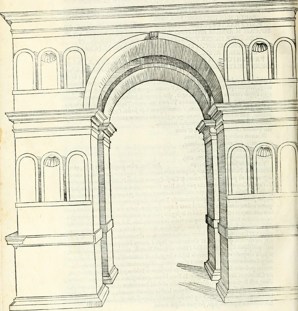 An illustration from Vrbis Romae topographia, 1544, leaf 69