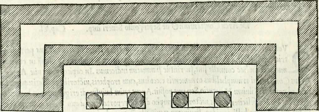 An illustration from Vrbis Romae topographia, 1544, leaf 83