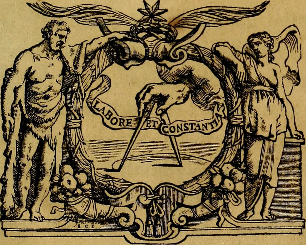 An illustration from Romanae et Graecae antiqvitatis monvmenta, e priscis nvmismatibvs, 1645, leaf 368