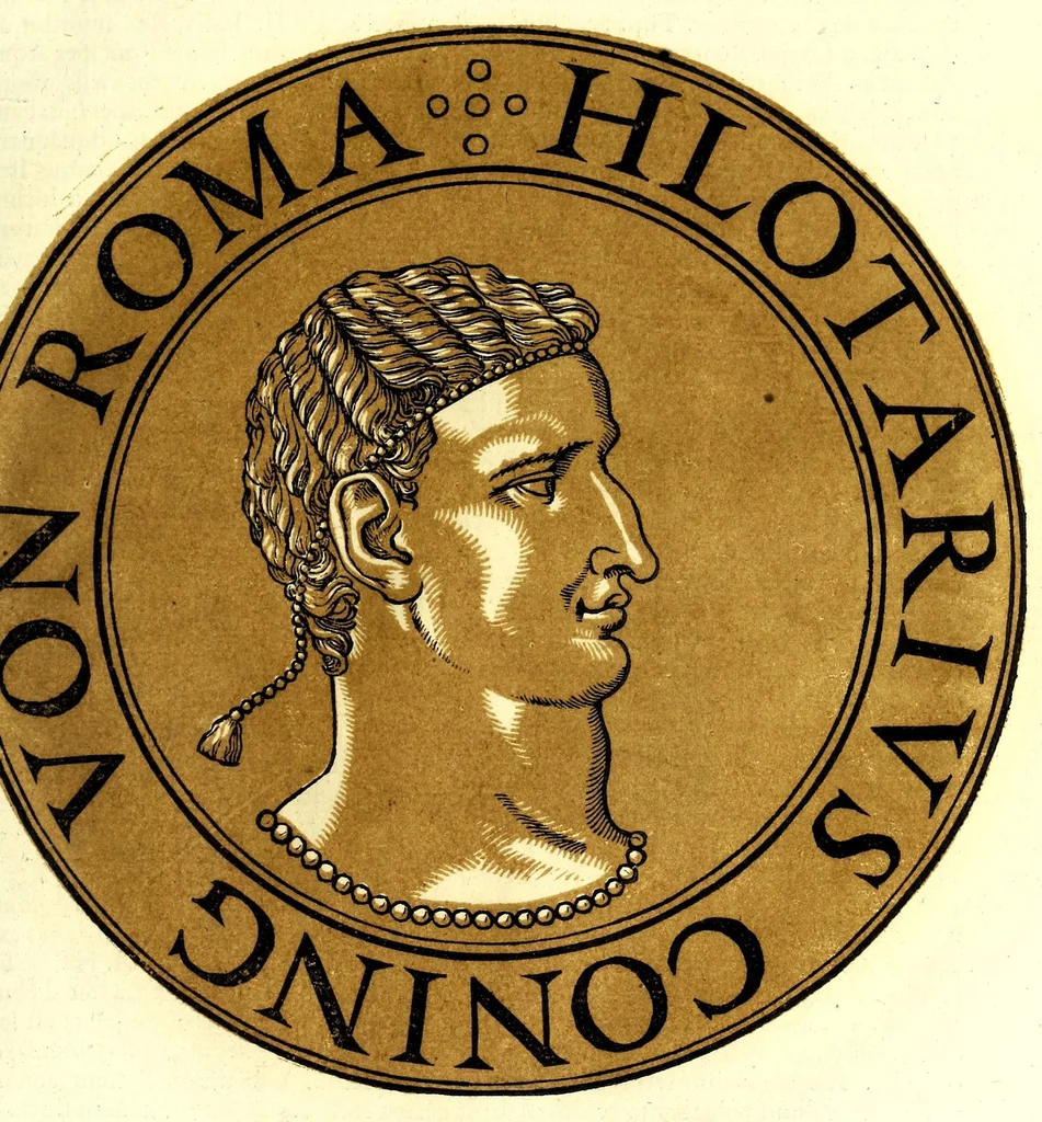 An illustration from Romanae et Graecae antiquitatis monumenta, e priscis numismatibus eruta, 1644, leaf 247
