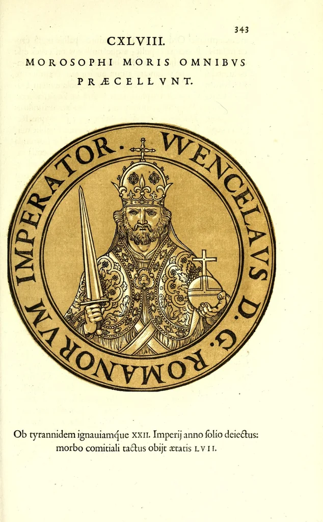 An illustration from Romanae et Graecae antiquitatis monumenta, e priscis numismatibus eruta, 1644, leaf 365