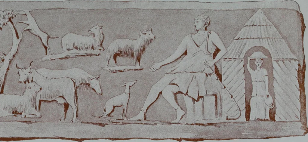 An illustration from Roman Africa; an outline of the history of the Roman occupation of North Africa, based chiefly upon inscriptions and monumental remains in that country. With 30 reproductions of original drawings by the author, and two maps, 1902, leaf 376