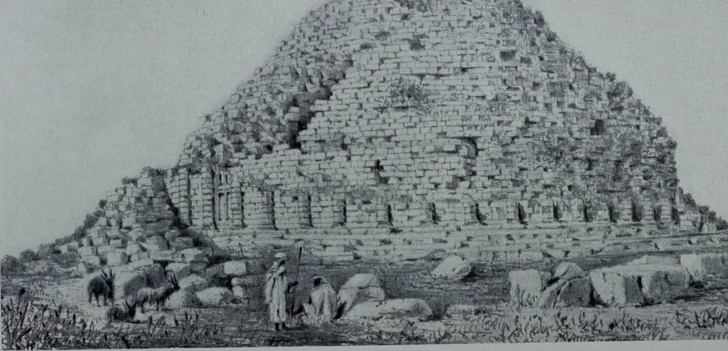 An illustration from Roman Africa; an outline of the history of the Roman occupation of North Africa, based chiefly upon inscriptions and monumental remains in that country. With 30 reproductions of original drawings by the author, and two maps, 1902, leaf 59