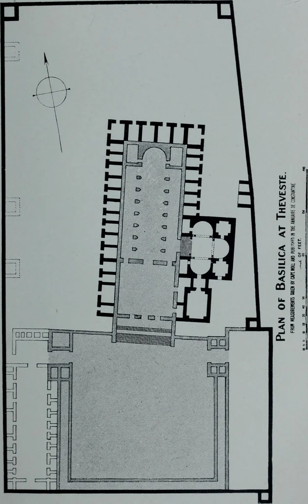 An illustration from Roman Africa; an outline of the history of the Roman occupation of North Africa, based chiefly upon inscriptions and monumental remains in that country. With 30 reproductions of original drawings by the author, and two maps, 1902, leaf 86