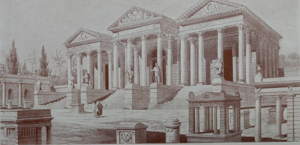 An illustration from Roman Africa; an outline of the history of the Roman occupation of North Africa, based chiefly upon inscriptions and monumental remains in that country. With 30 reproductions of original drawings by the author, and two maps, 1902, leaf 9