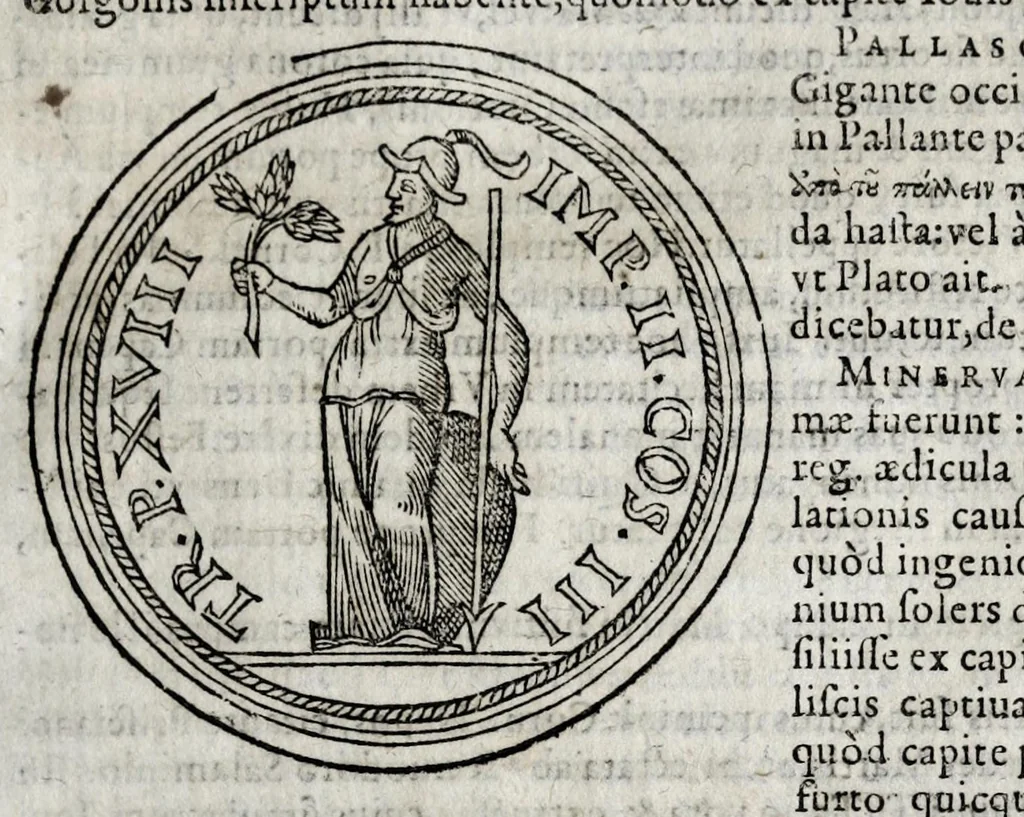 An illustration from Romanarum antiquitatum libri decem : ex variis scriptoribus summa fide singularique diligentia collecti, 1609, leaf 103