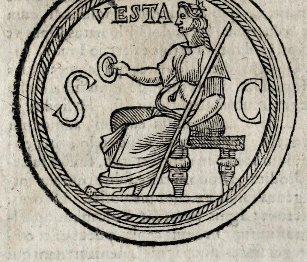 An illustration from Romanarum antiquitatum libri decem : ex variis scriptoribus summa fide singularique diligentia collecti, 1609, leaf 112