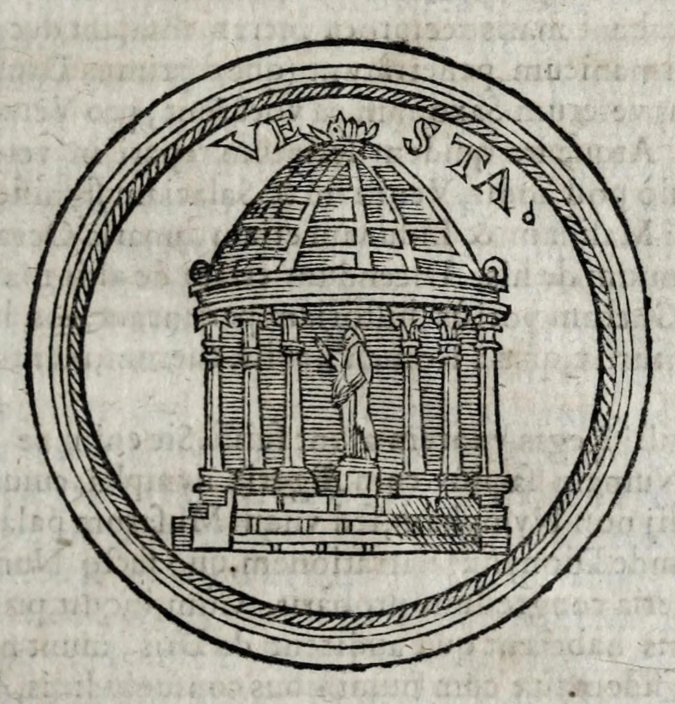 An illustration from Romanarum antiquitatum libri decem : ex variis scriptoribus summa fide singularique diligentia collecti, 1609, leaf 113
