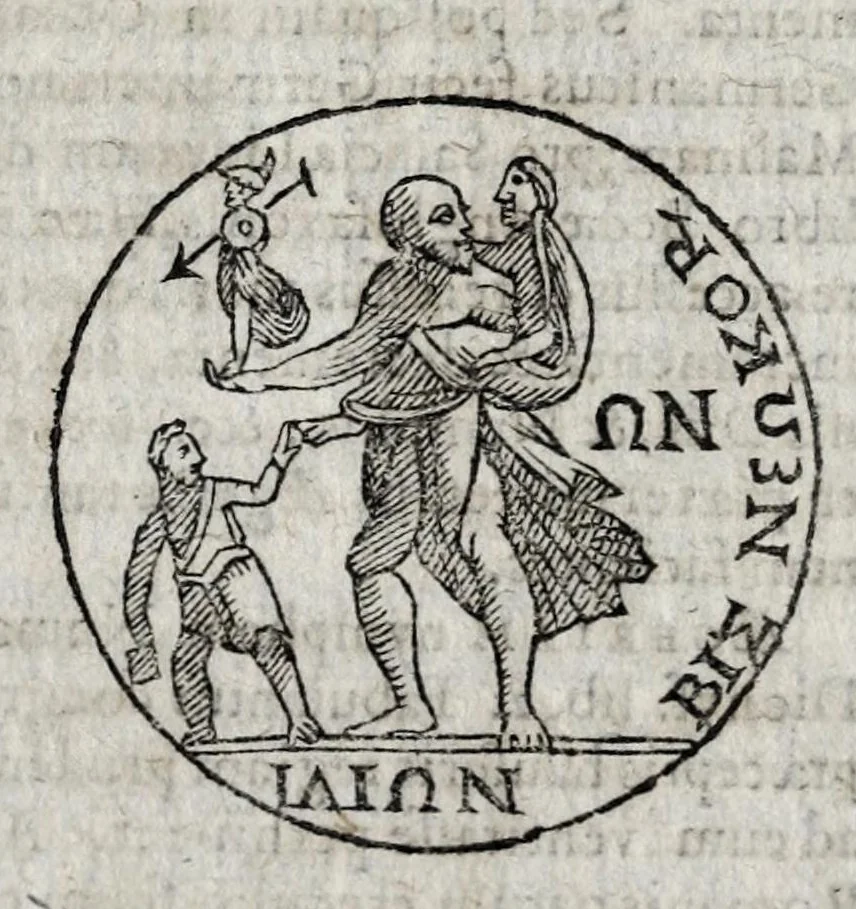 An illustration from Romanarum antiquitatum libri decem : ex variis scriptoribus summa fide singularique diligentia collecti, 1609, leaf 113