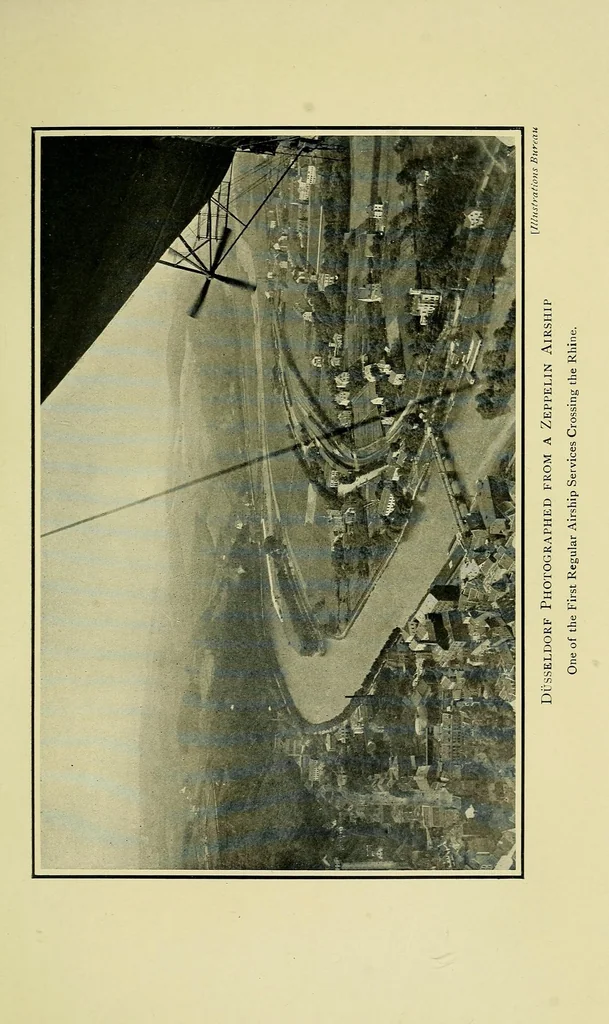 An illustration from The romance of aeronautics, an interesting account of the growth & achievements of all kinds of aerial craft, 1912, leaf 159