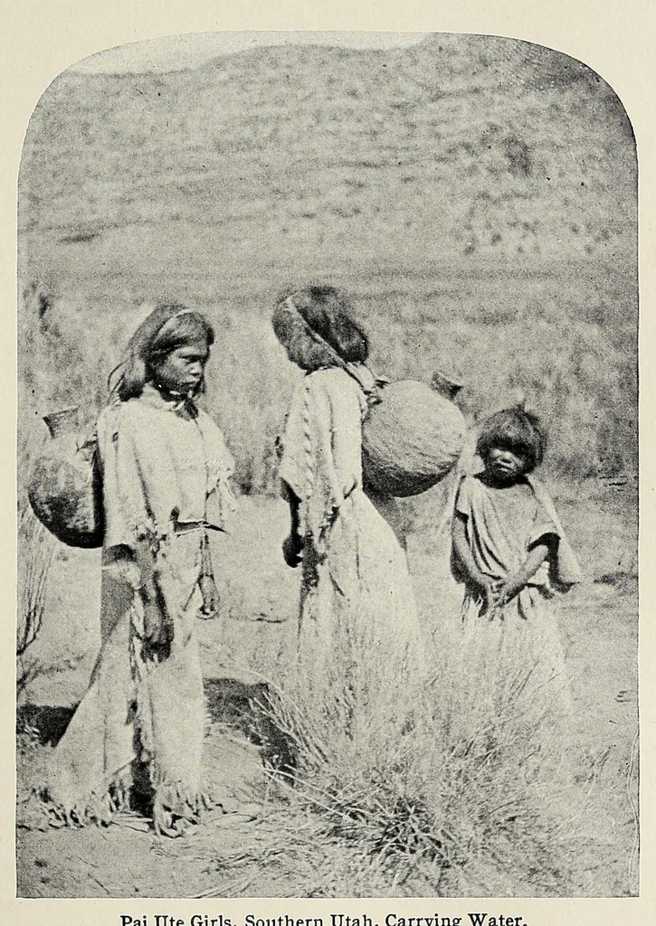 An illustration from The romance of the Colorado River : the story of its discovery in 1540, with an account of the later explorations, and with special reference to the voyages of Powell through the line of the great canyons, 1903, leaf 157